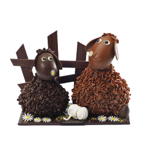 mouton de paques en chocolat