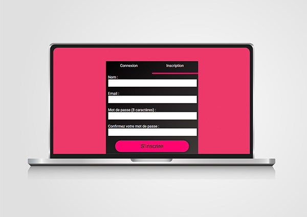 Visuel formulaire développé en JS
