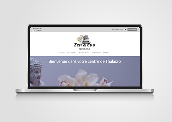 Zen & Eau - site avec back office réalisé en PHP