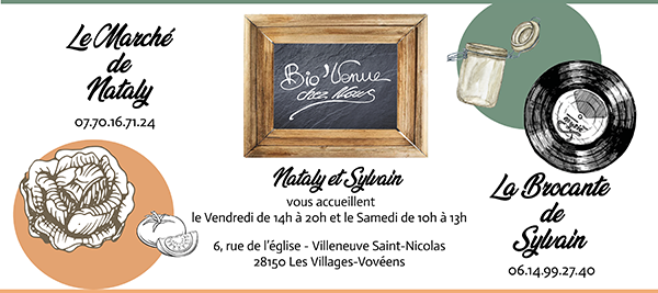 Bio Venue Chez Nous - Marché & Brocante - Villeneuve saint Nicolas
