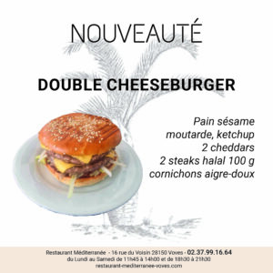 fb nouveautées 2023 - double cheeseburger